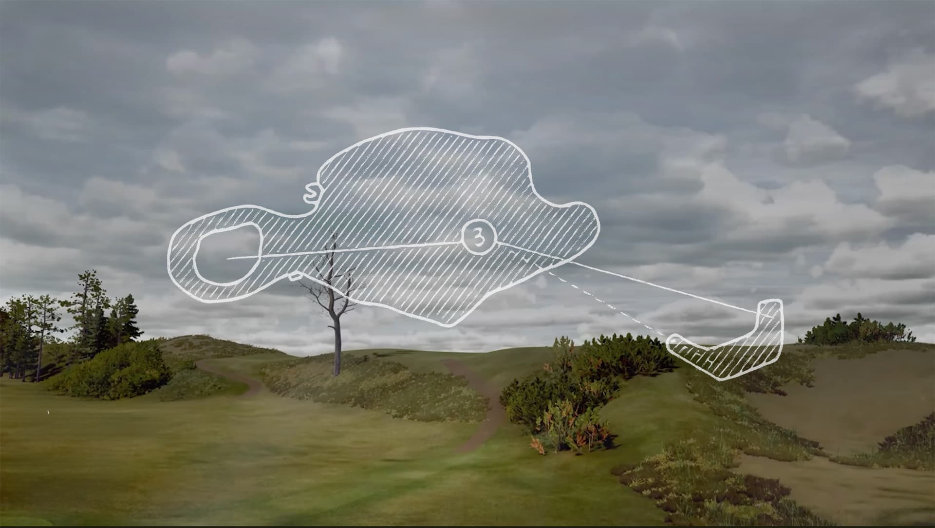 Old Macdonald at Bandon Dunes course rendering